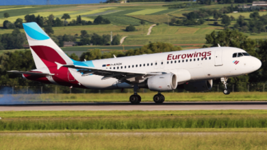 Photo of بدء تشغيل الخطوط الجوية Eurowings برحلات منتظمة بين المملكة وألمانيا