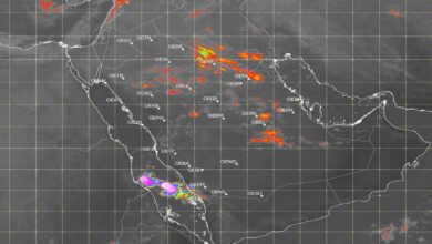 Photo of الأرصاد: سحب رعدية على بعض الأماكن