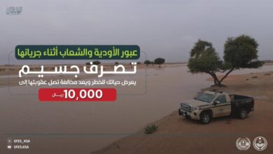 Photo of "الأمن البيئي": عبور الأودية والشعاب أثناء جريانها يعرضك لغرامة 10 آلاف ريال