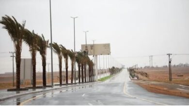 Photo of بـ 3 درجات تحت الصفر.. محافظة طريف تسجل أدنى درجة حرارة بالمملكة