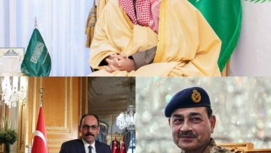 الأمير خالد بن سلمان وعاصم منير وإبراهيم قالن