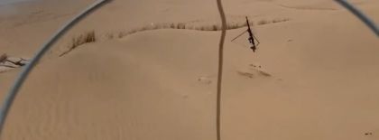 لقطة من فيديو مسيّرات المنطقة العسكرية الثالثة في جبهات مأرب